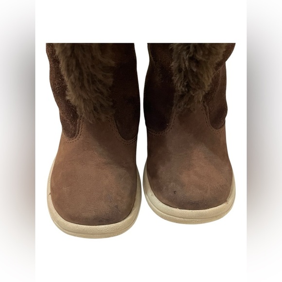 Timberland Toddle Tracks Roll Top Faux Fur Boots Brown
Nubuck Size 5.5T - Picture 6 of 15